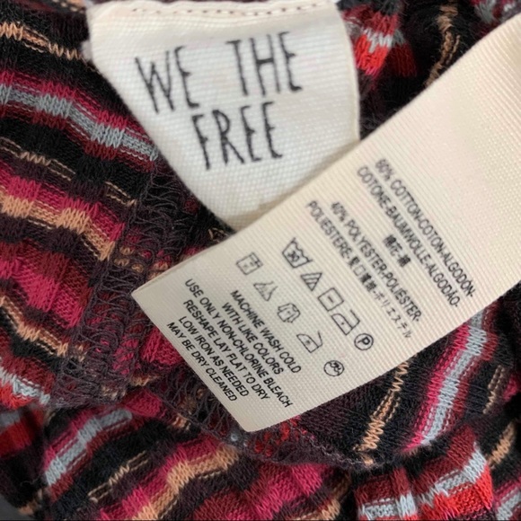 FREE PEOPLE retro stripe lettuce sweater - Picture 8 of 8